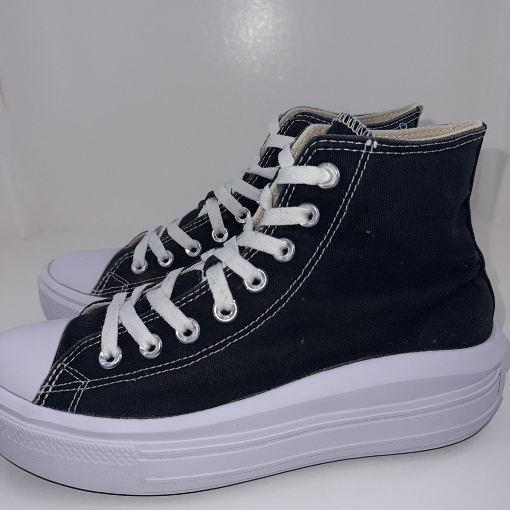 Converse Chuck Taylor All Star Move Womens 8.5 Black Platform High Top Shoes